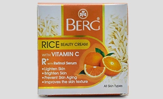 بيرغ كريم تجميل الأرز مع فيتامين سي، 6 قطع في العبوة - Image 3